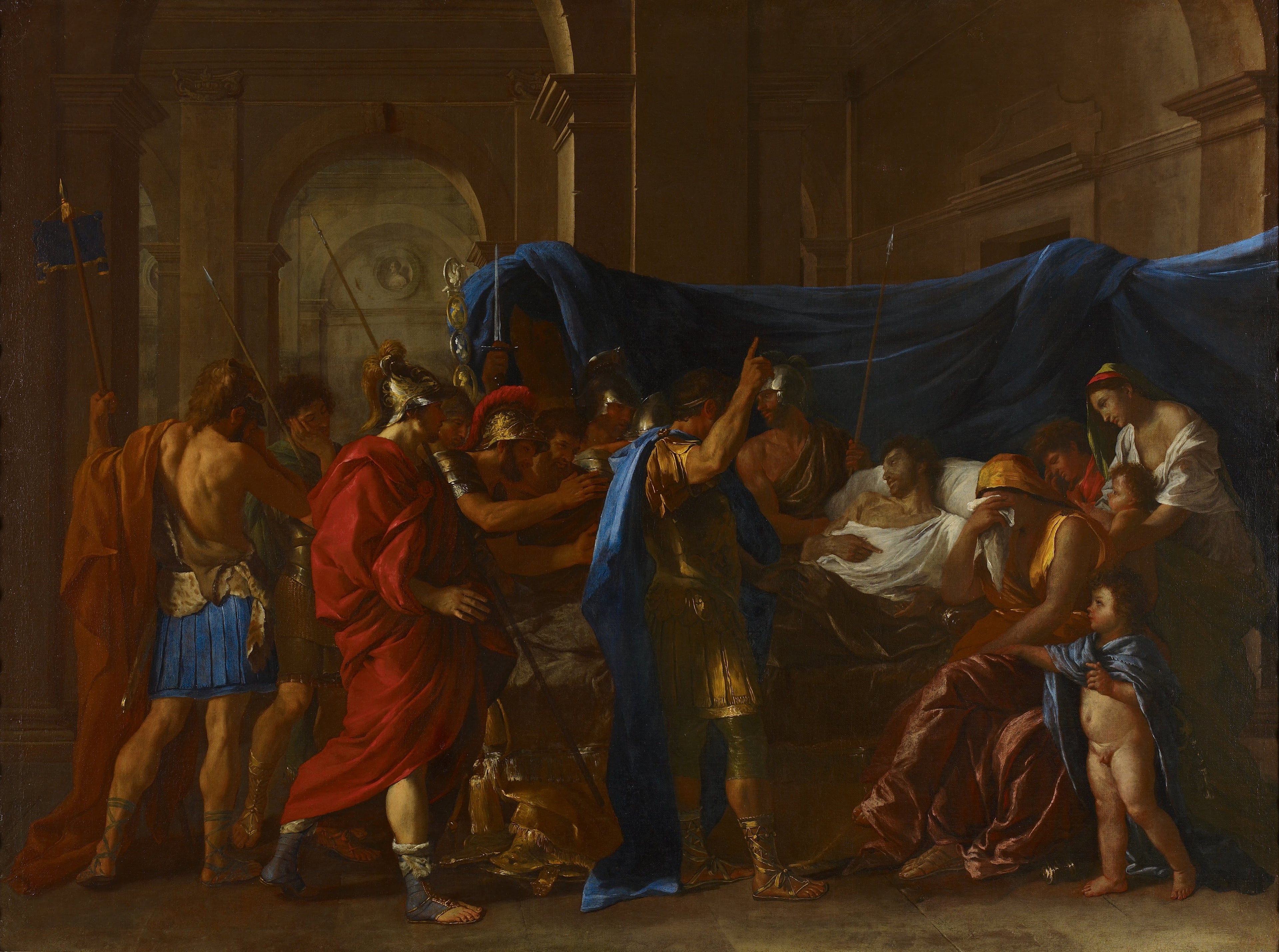 La Mort de Germanicus - Nicolas Poussin