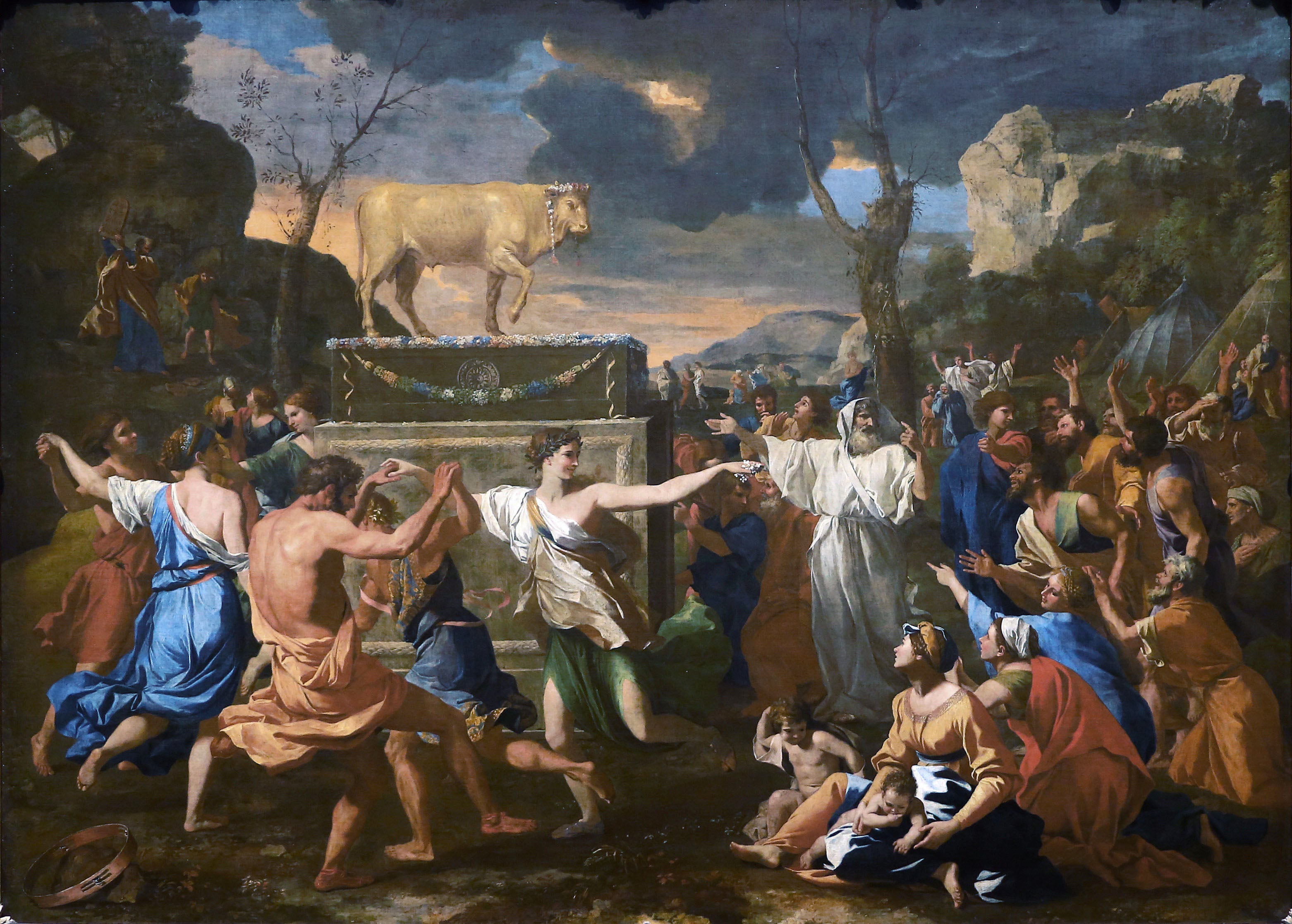 L'Adoration du Veau d'or - Nicolas Poussin