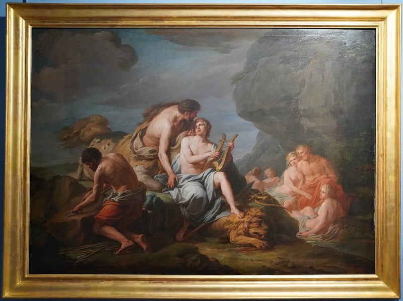 케이아가 키론 반인반마에게 음악을 배우다 - 니콜라-베르나르 레피시에