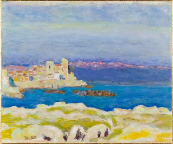Reproduction du tableau « Antibes (variante) - Pierre Bonnard » par Alpha Reproduction en peinture à l’huile