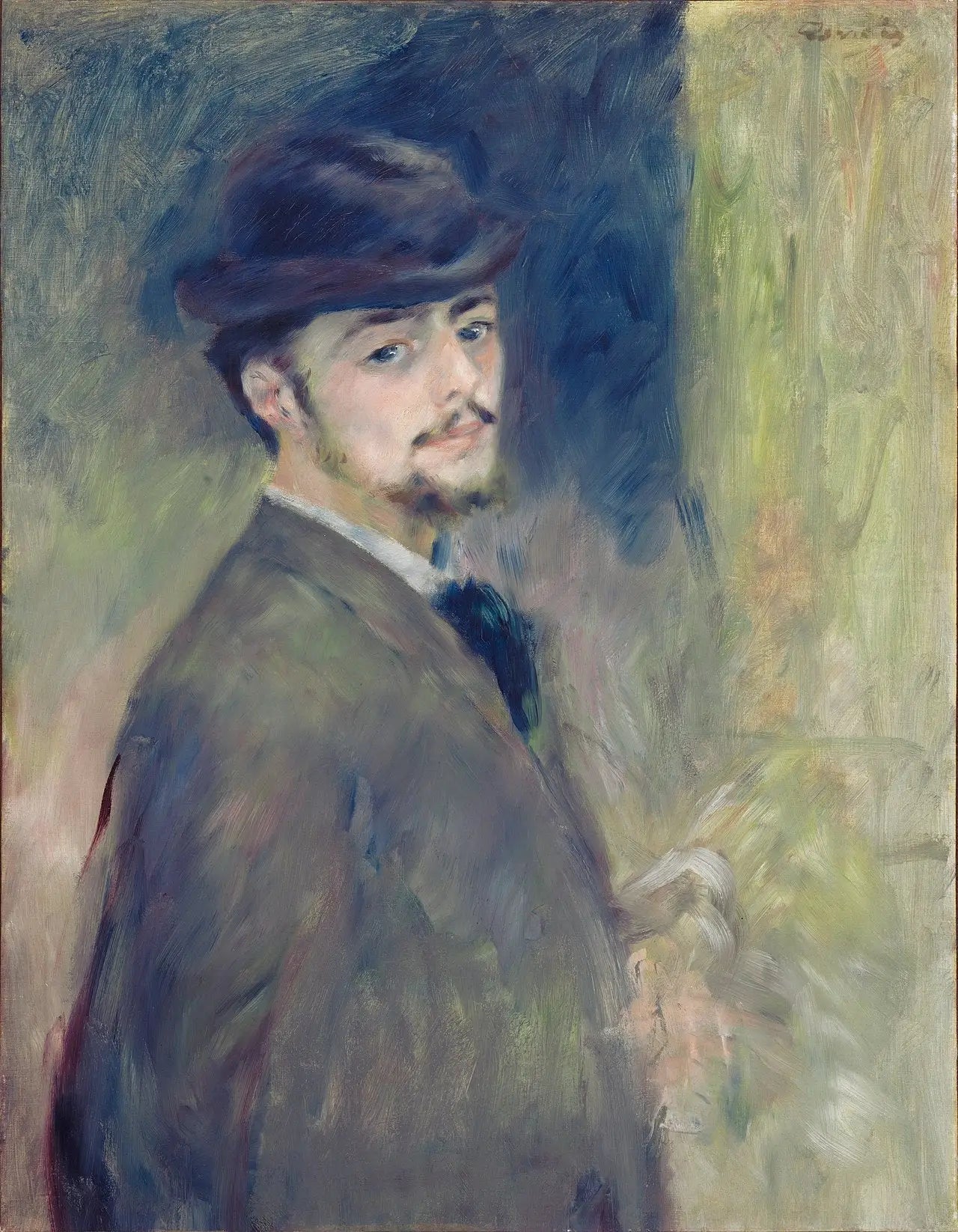 Reproduction du tableau « Autoportrait - Pierre-Auguste Renoir » par Alpha Reproduction en peinture à l’huile