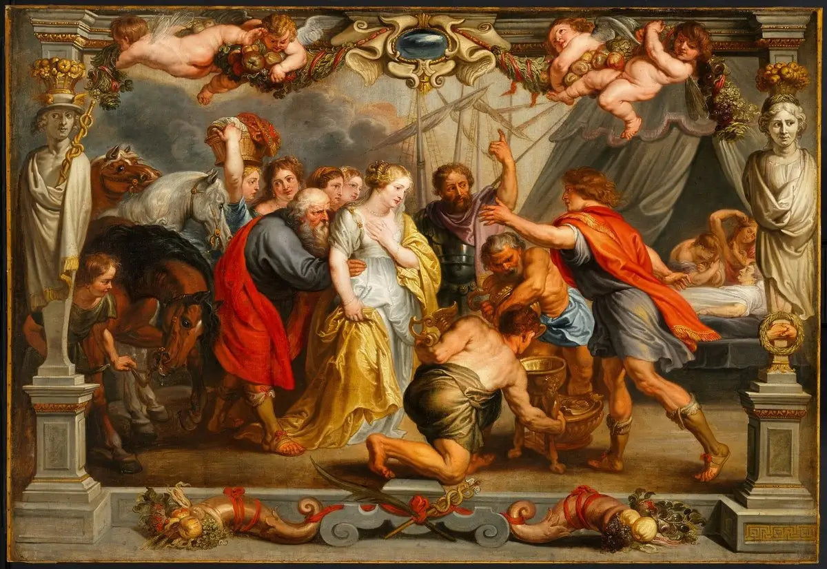 Briséis revenant à Achille - Peter Paul Rubens - Alpha Reproduction