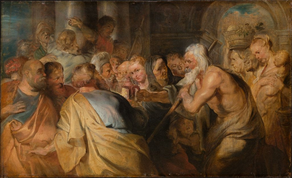 Diogène à la recherche d'un véritable homme - Peter Paul Rubens