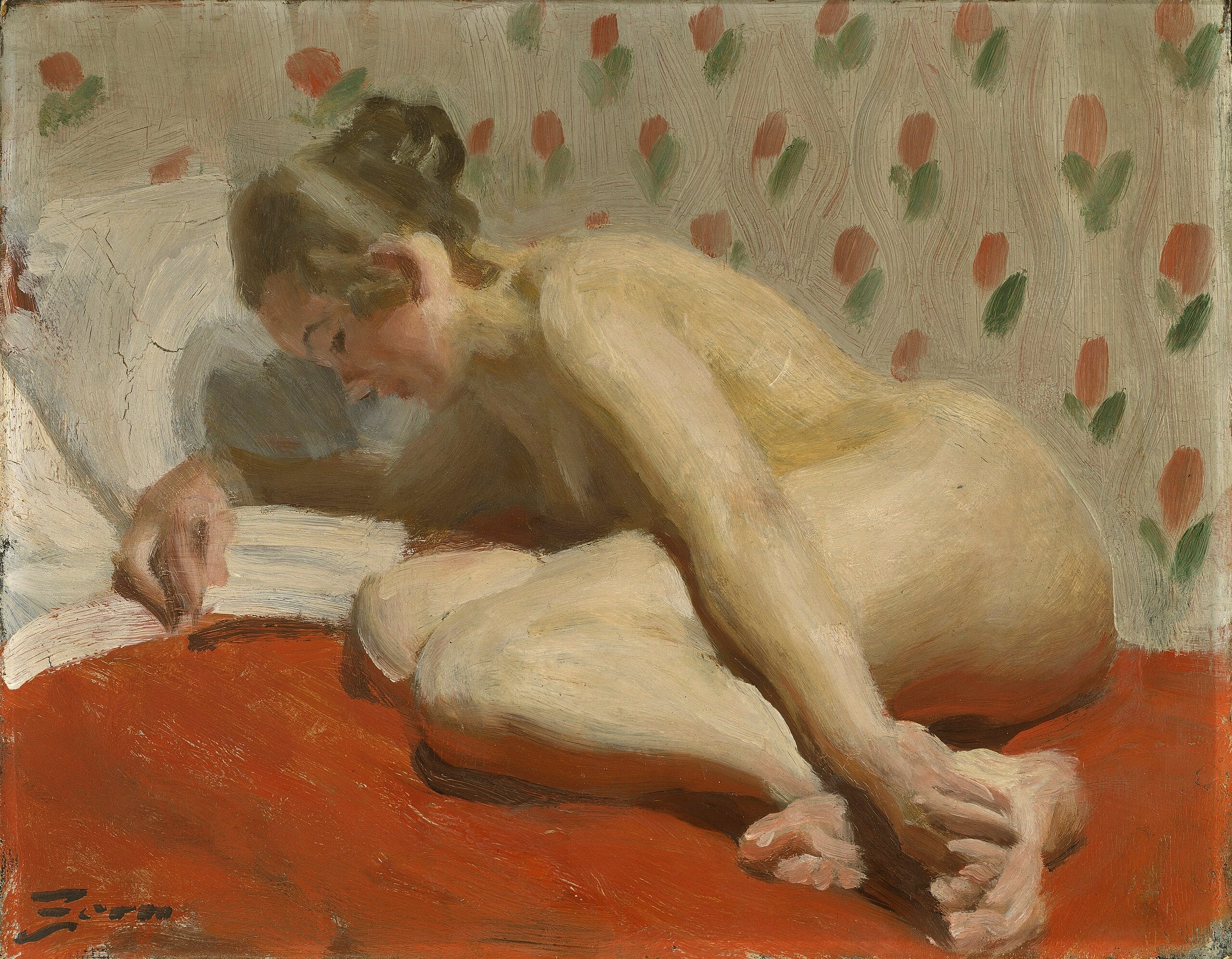 Étude d'un nu - Anders Zorn