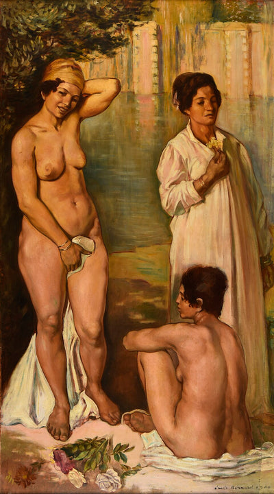 Femmes fellah au bain - Émile Bernard - Alpha Reproduction