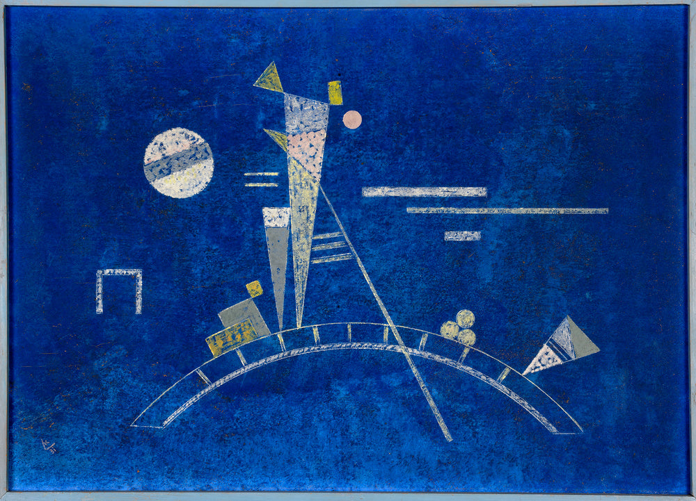 Reproduction du tableau « Fragile - Vassily Kandinsky » par Alpha Reproduction en peinture à l’huile