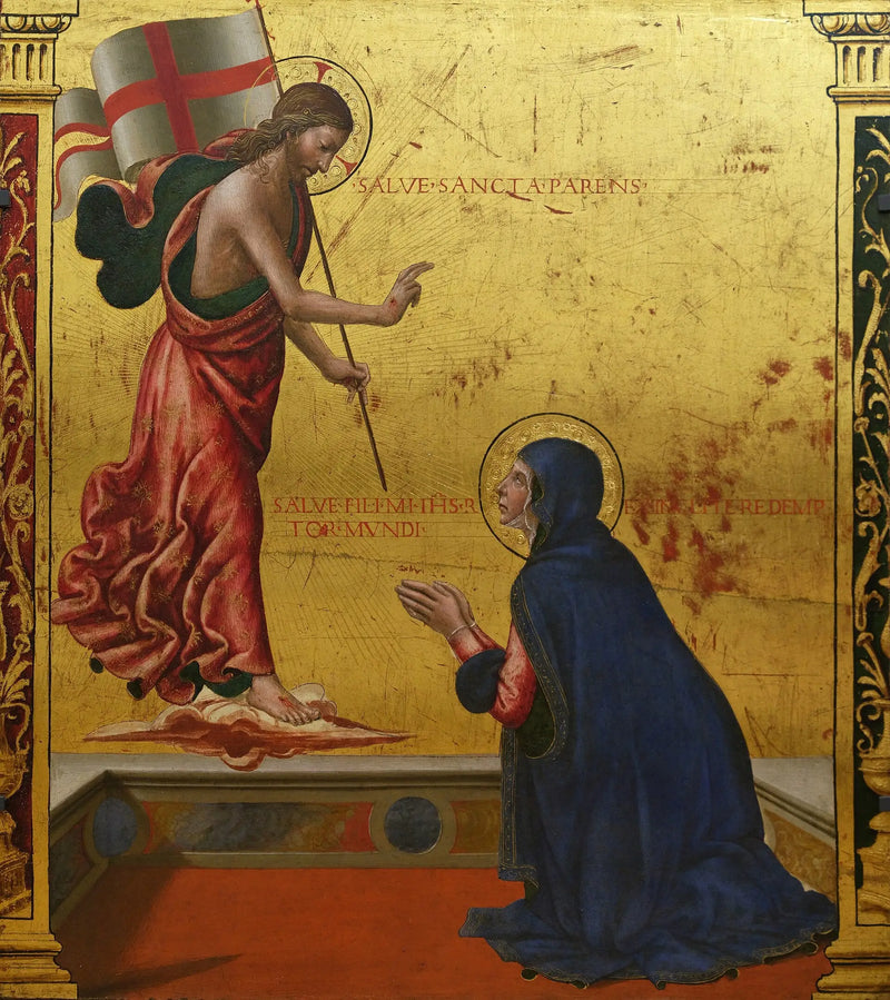 그리스도의 출현과 성모 마리아 - 도메니코 기를란다이오