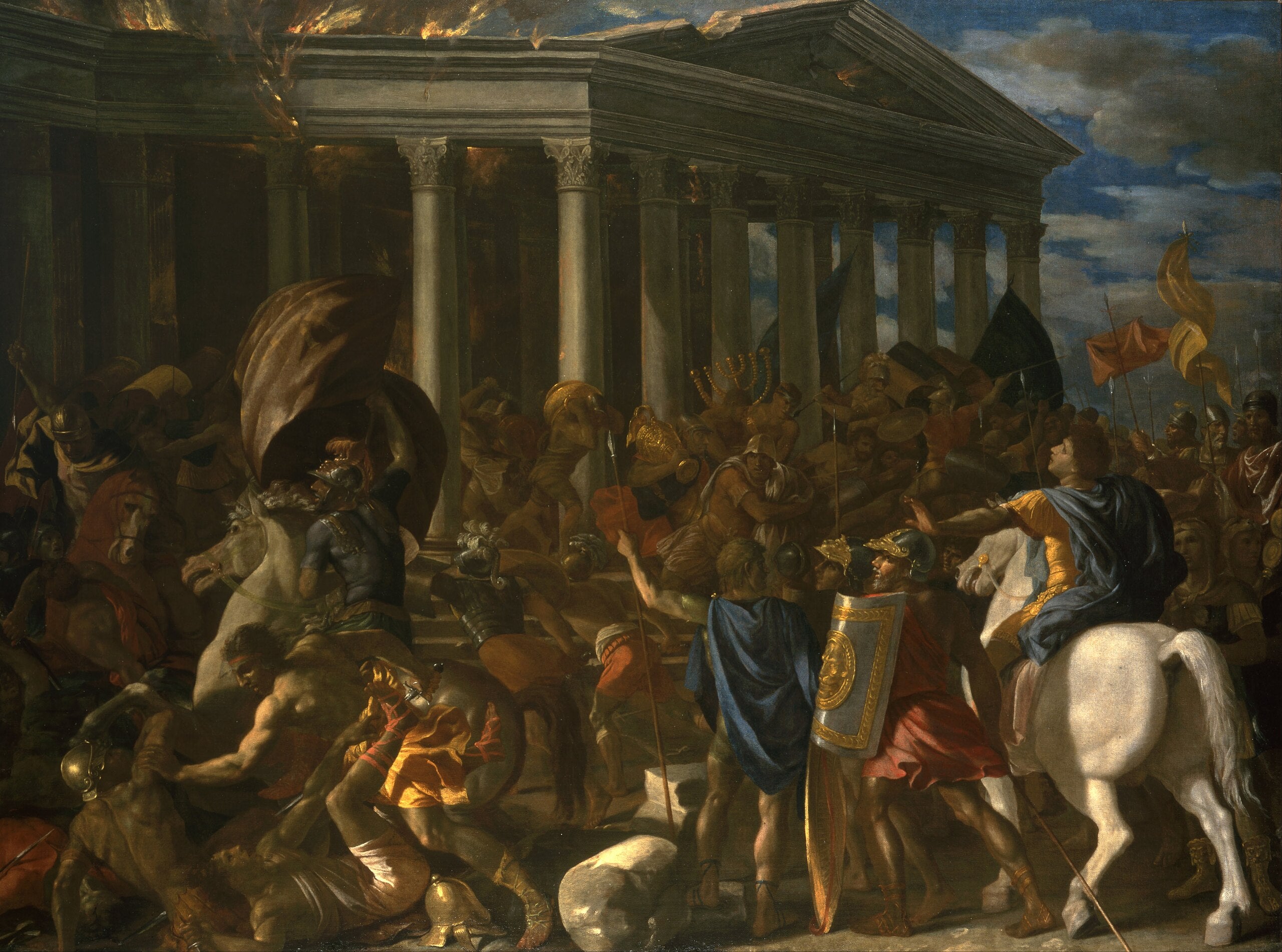 La Destruction du temple de Jérusalem - Nicolas Poussin