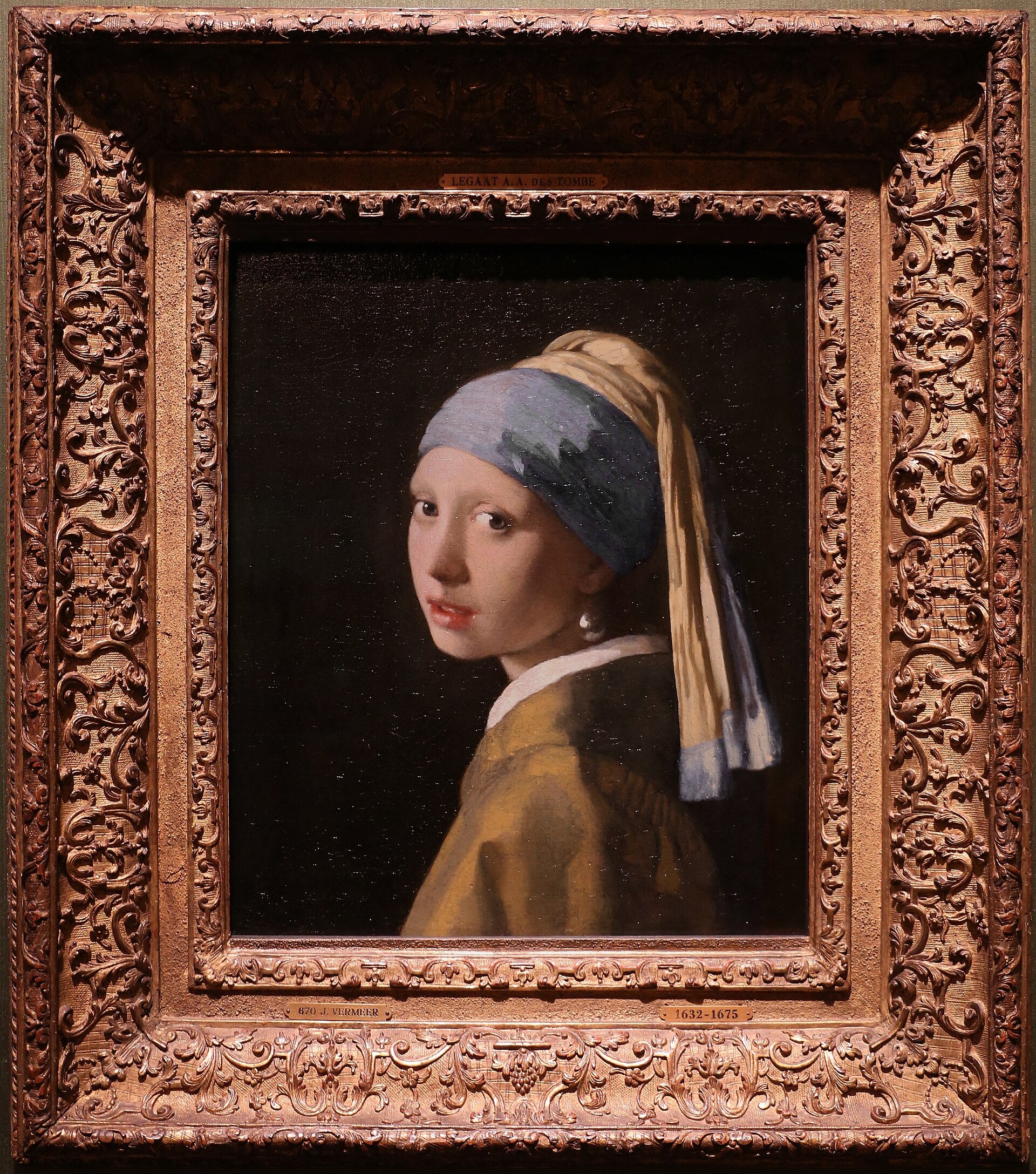 진주 귀걸이를 한 소녀 - 요하네스 베르메르