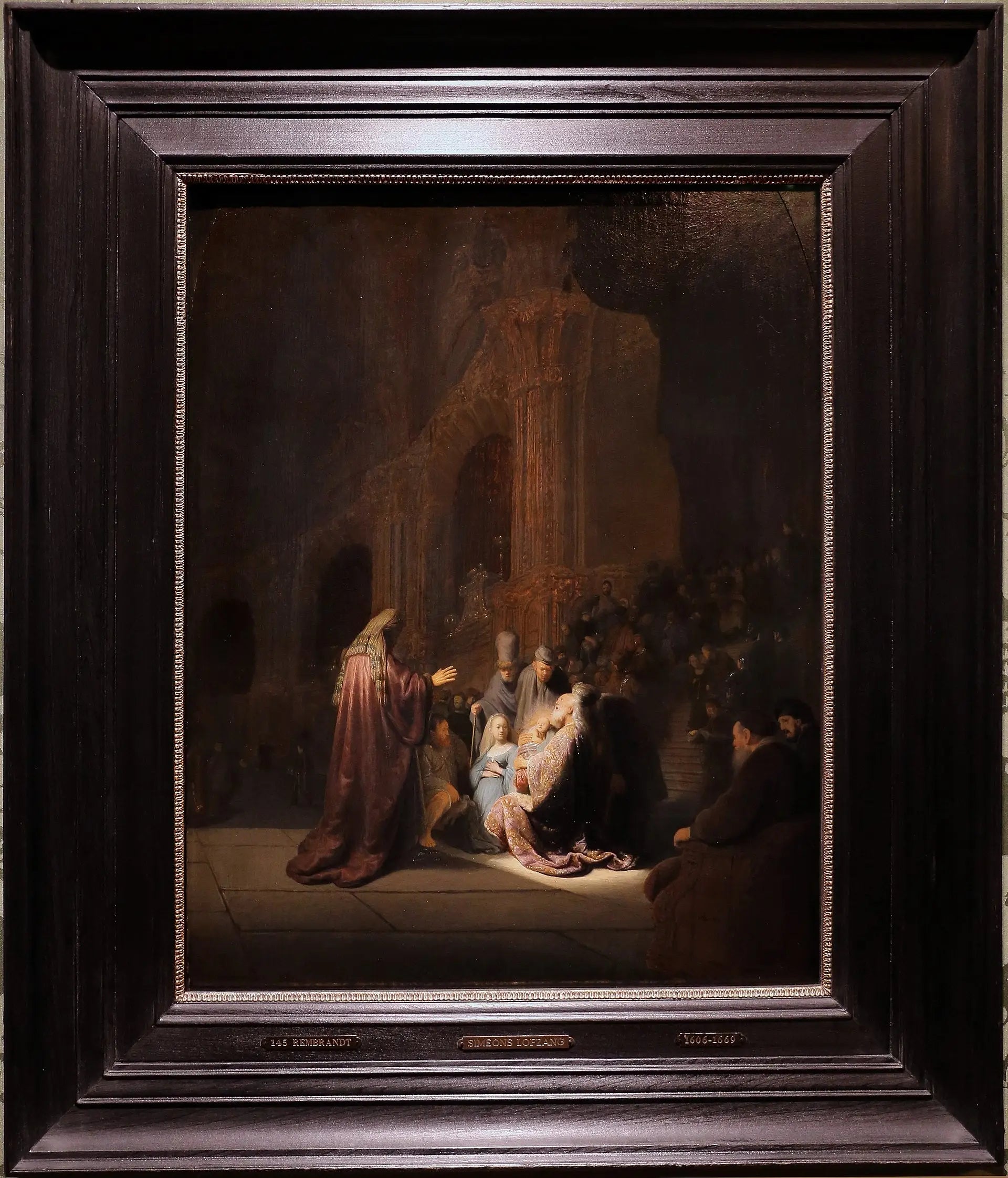 La Prière de Siméon - Rembrandt - Alpha Reproduction
