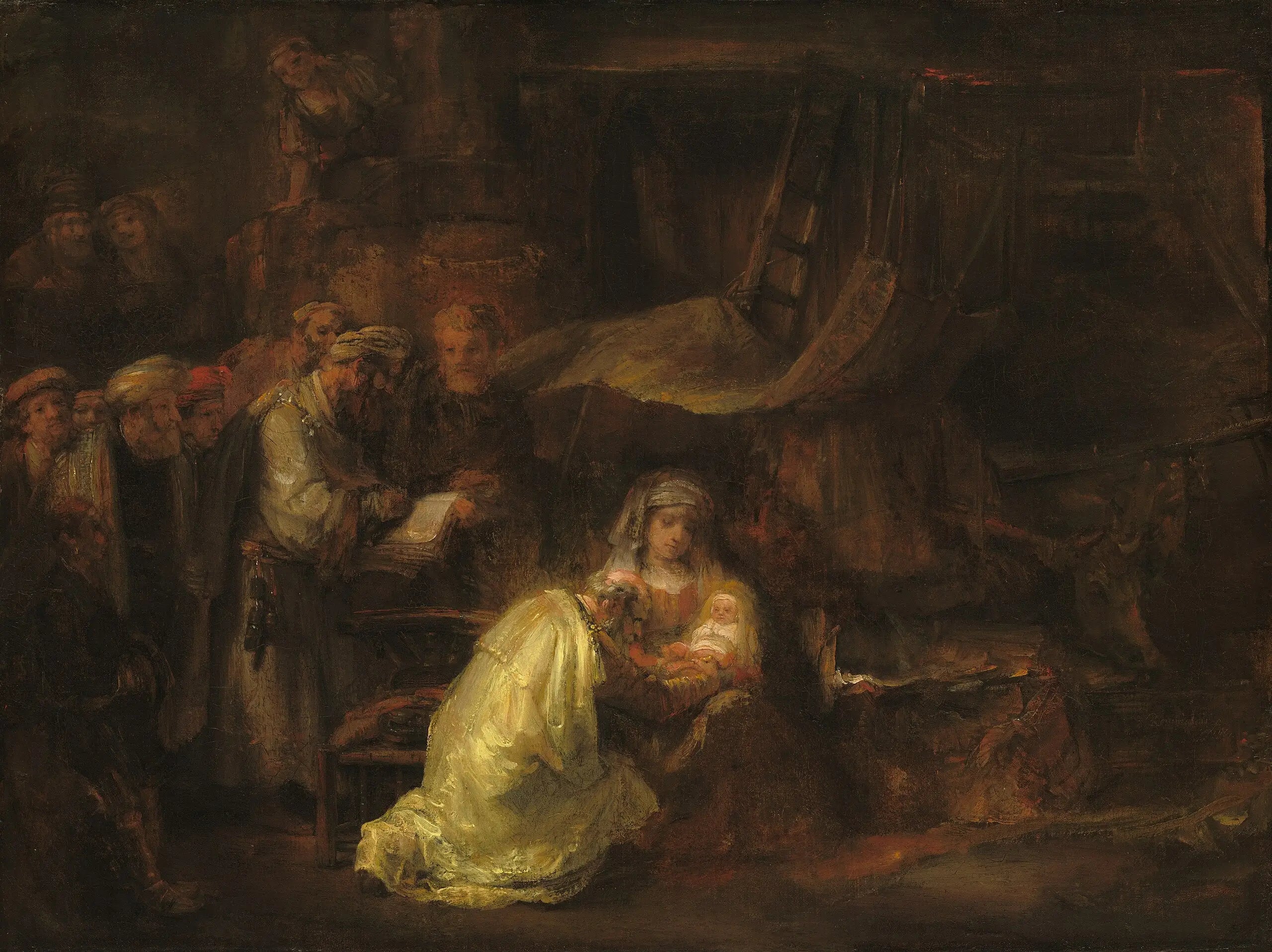 Reproduction du tableau « La circoncision - Rembrandt » par Alpha Reproduction en peinture à l’huile