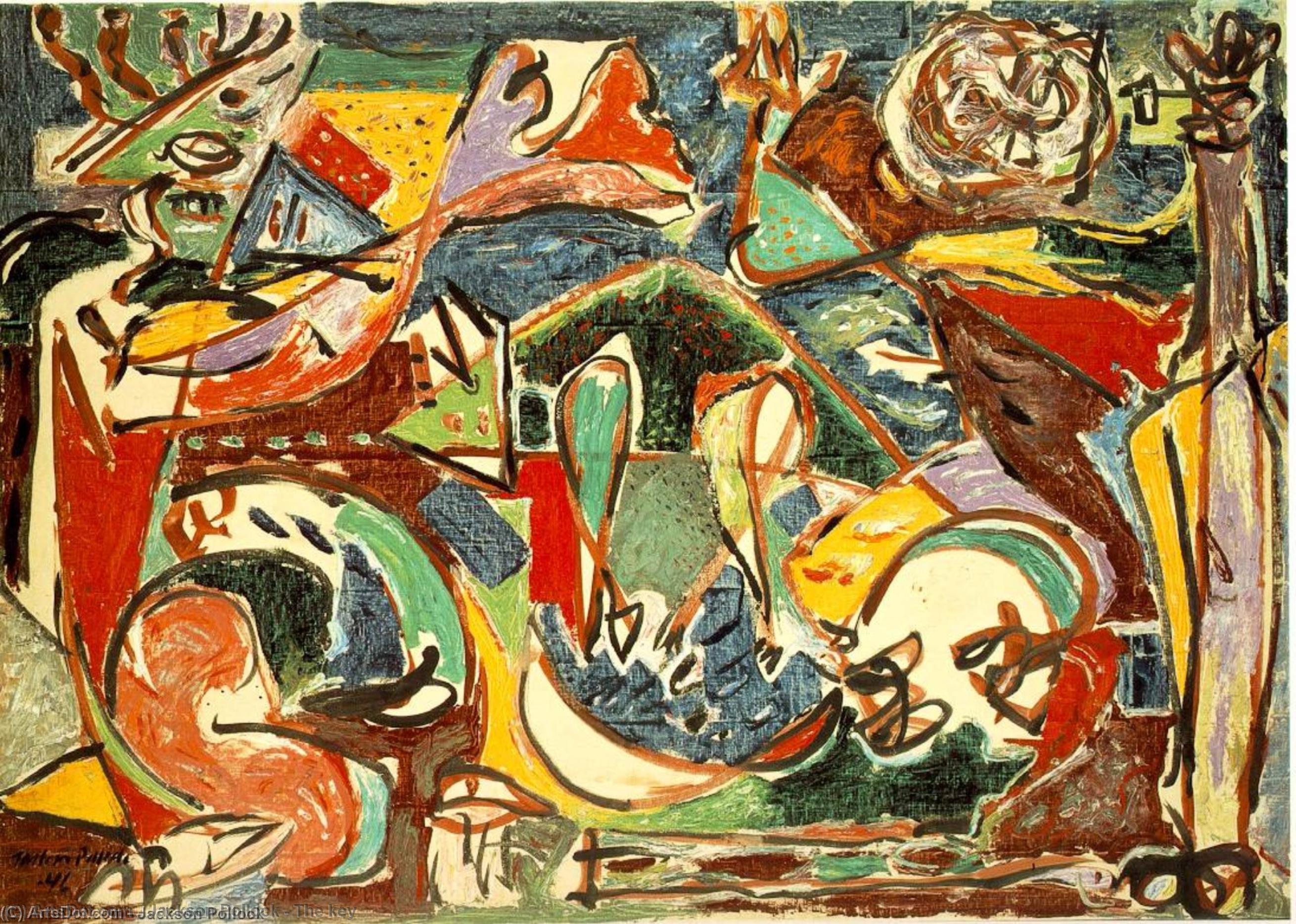 La clé - Jackson Pollock