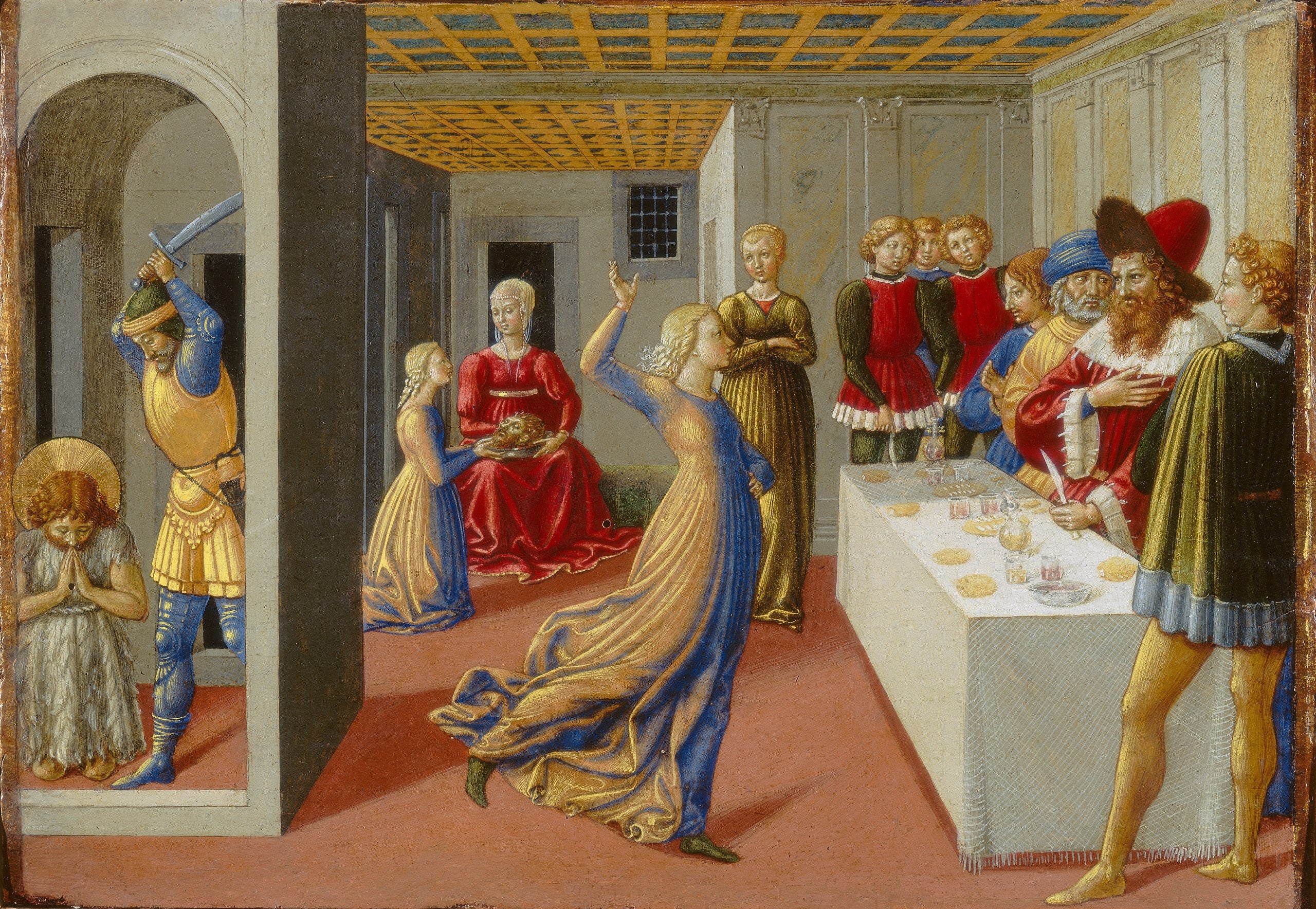 La fête d'Hérode et la décapitation de saint Jean-Baptiste - Benozzo Gozzoli