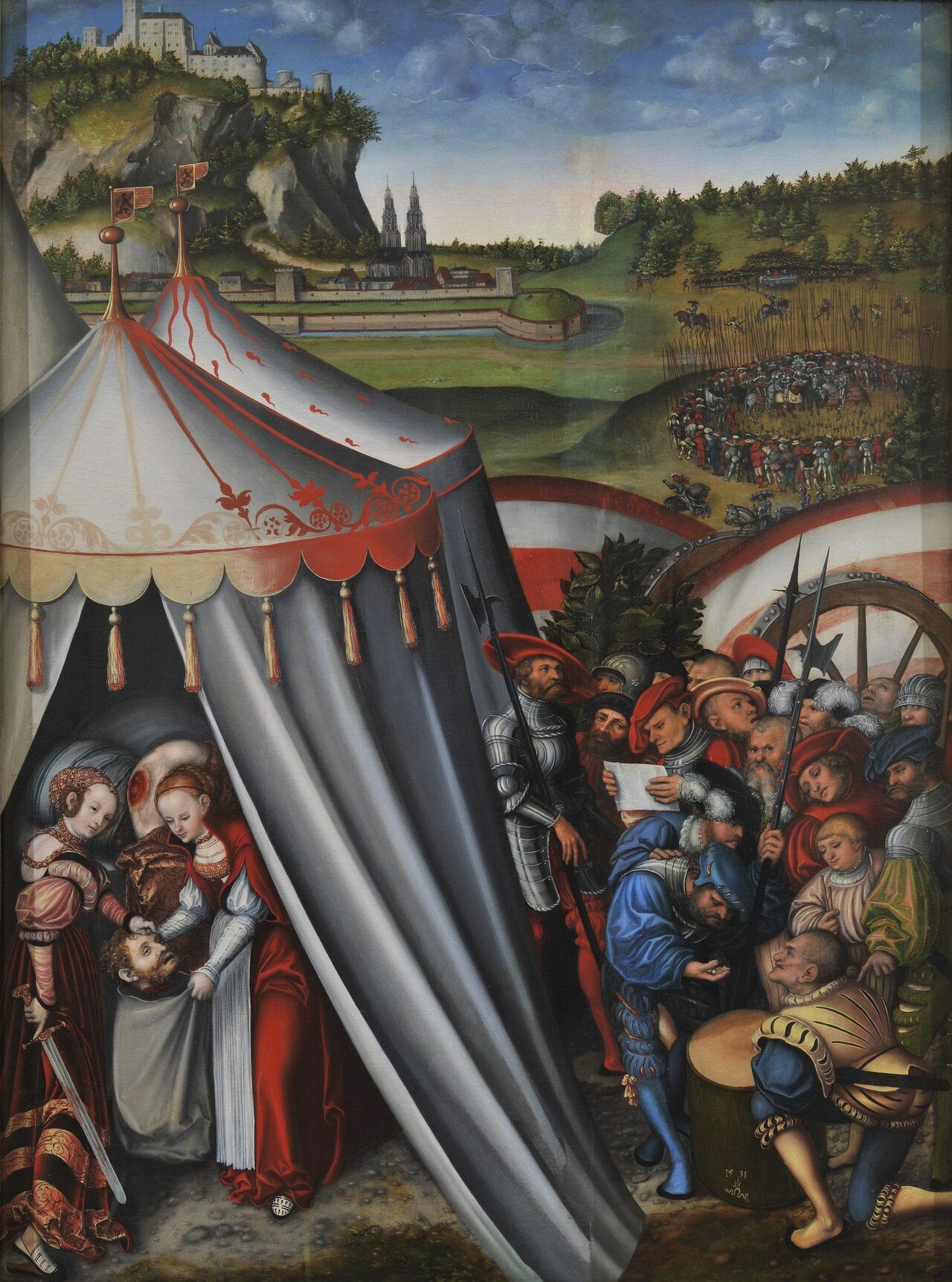 La mort d'Holopherne - Lucas Cranach the Elder