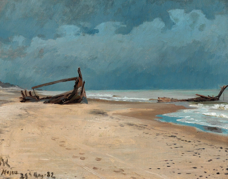 호옌 해변. - 페더 세베린 크뢰예르