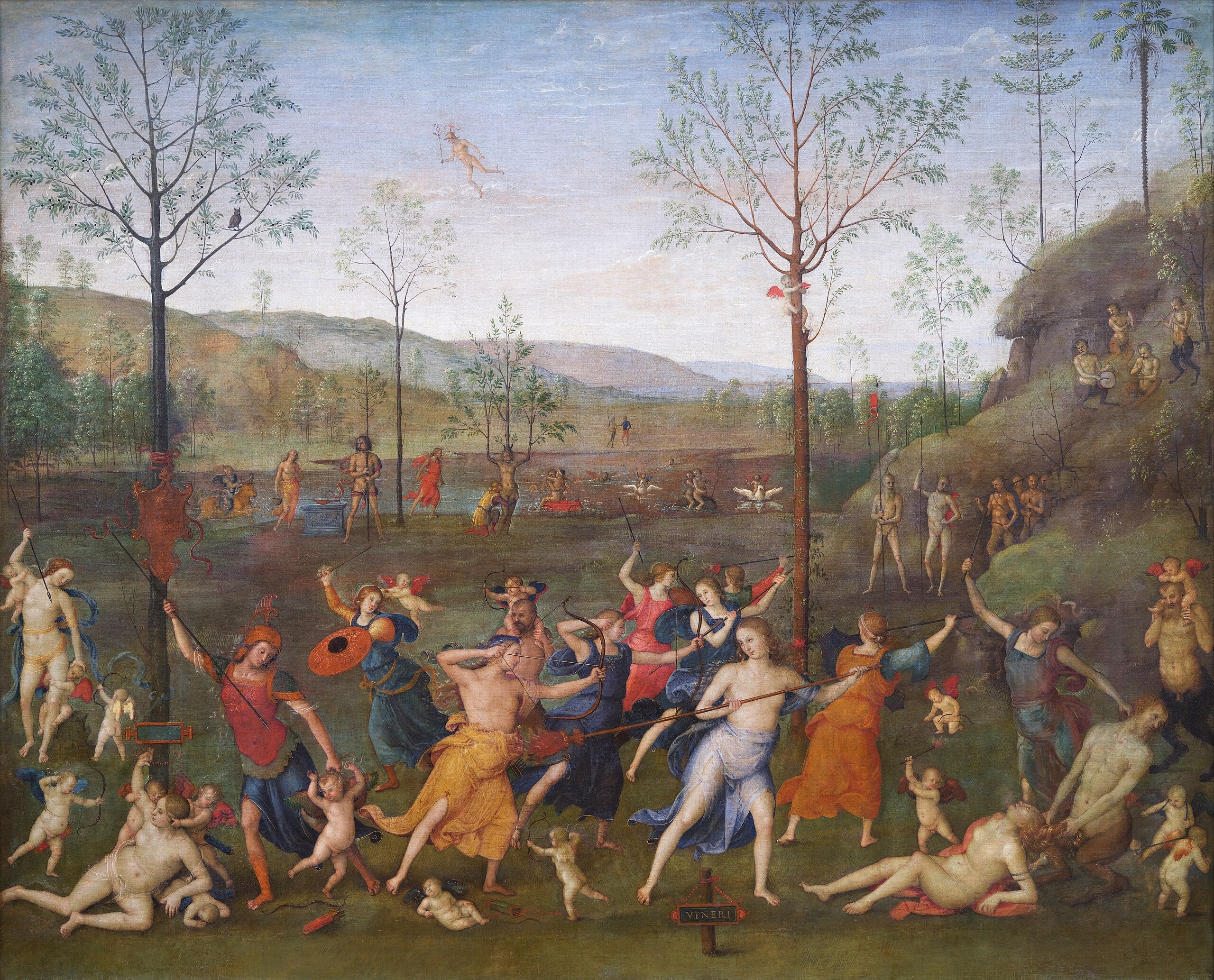 Le Combat de l'Amour et de la Chasteté - Pietro Perugino