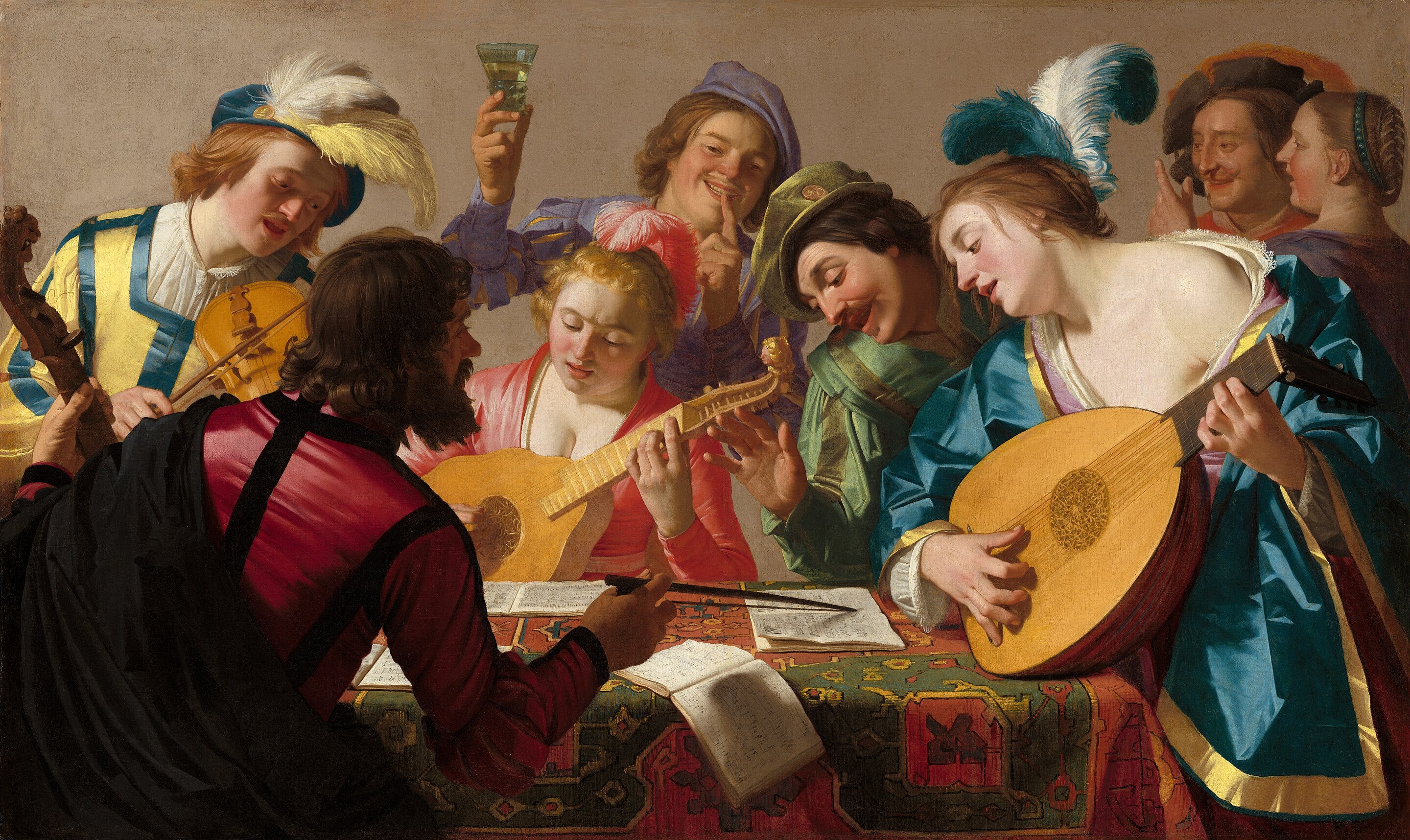 Le Concert - Gerrit van Honthorst
