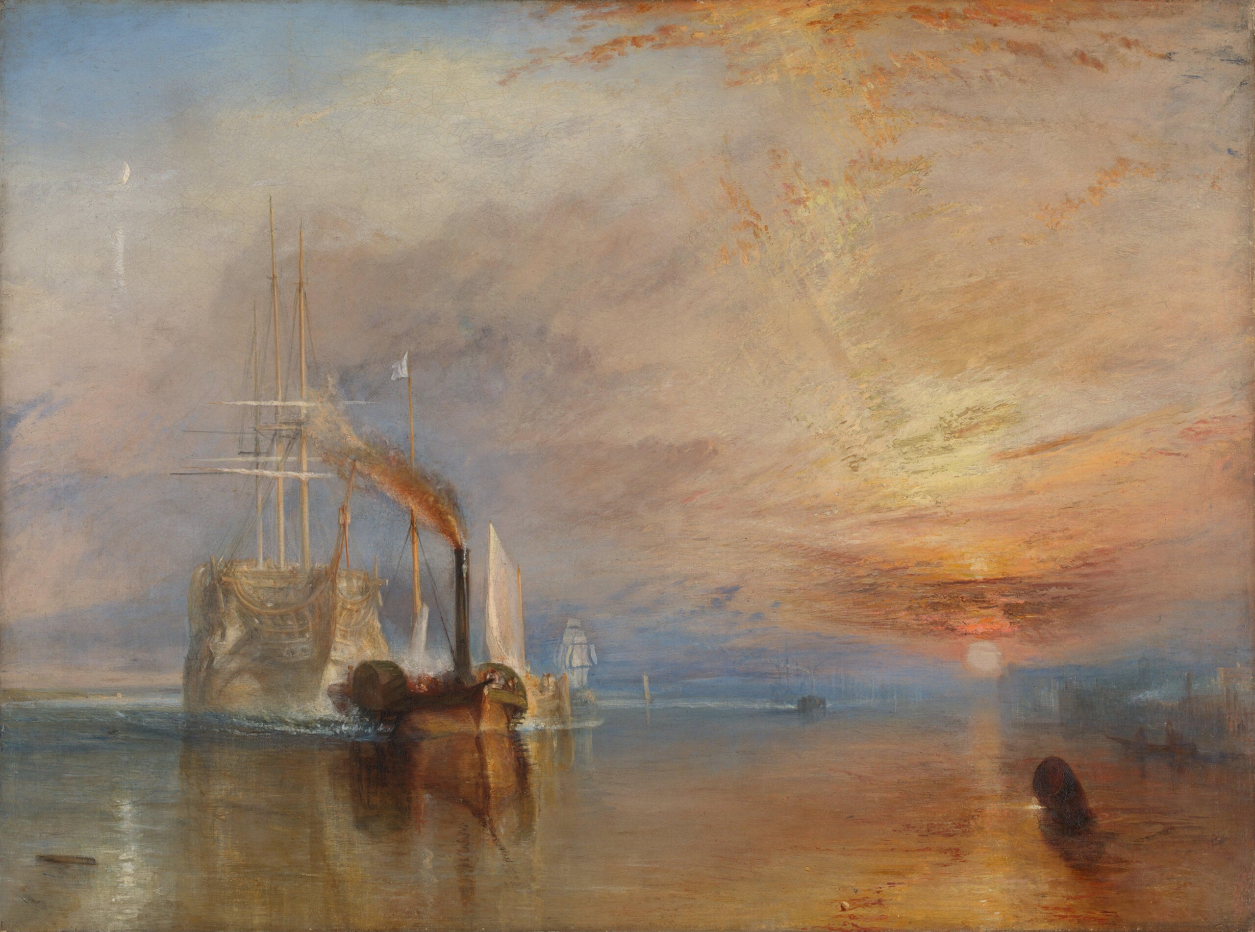 Reproduction du tableau « Le Dernier Voyage du Téméraire - J. M. W. Turner » par Alpha Reproduction en peinture à l’huile