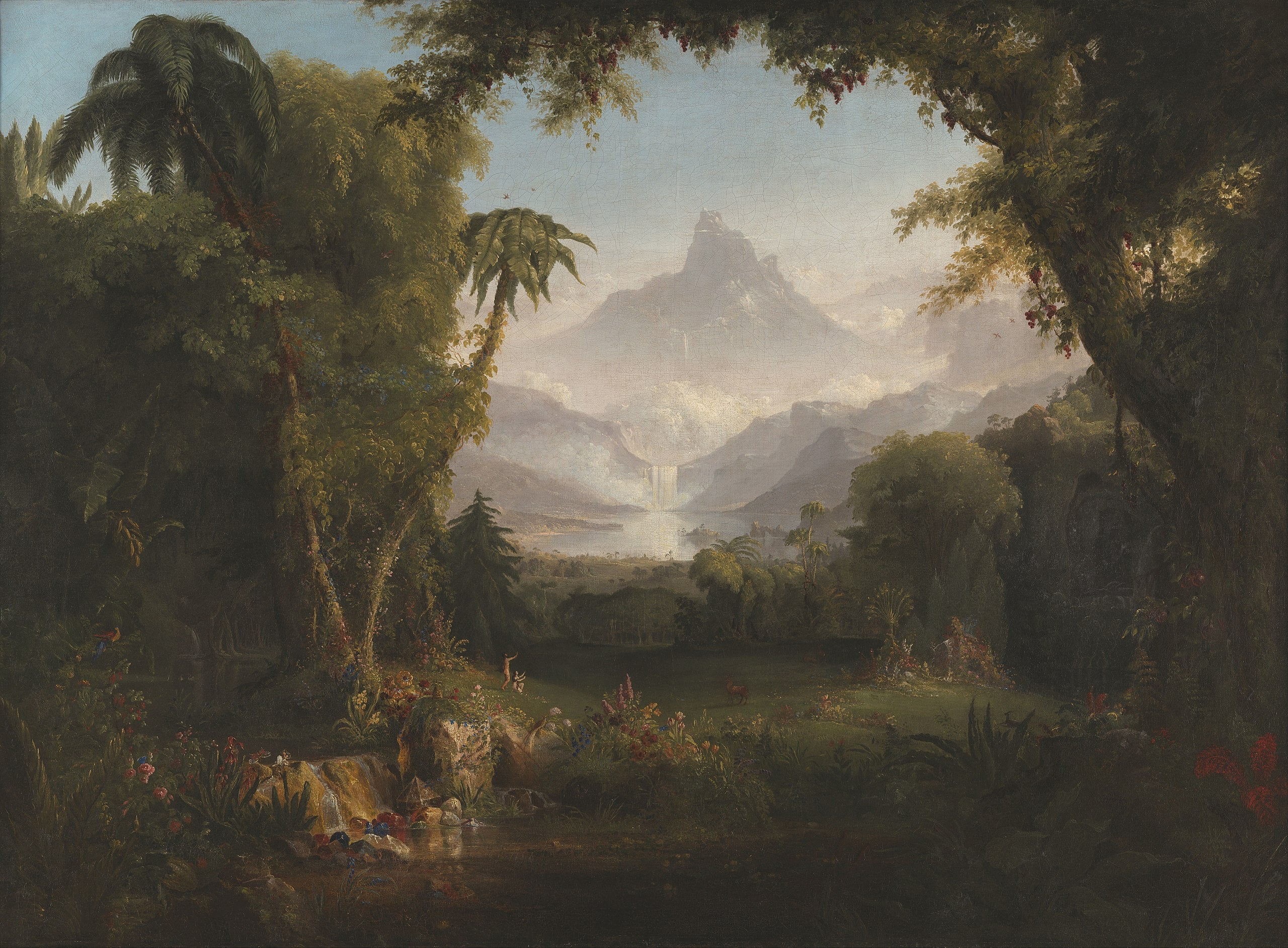 Le Jardin d'Éden - Thomas Cole