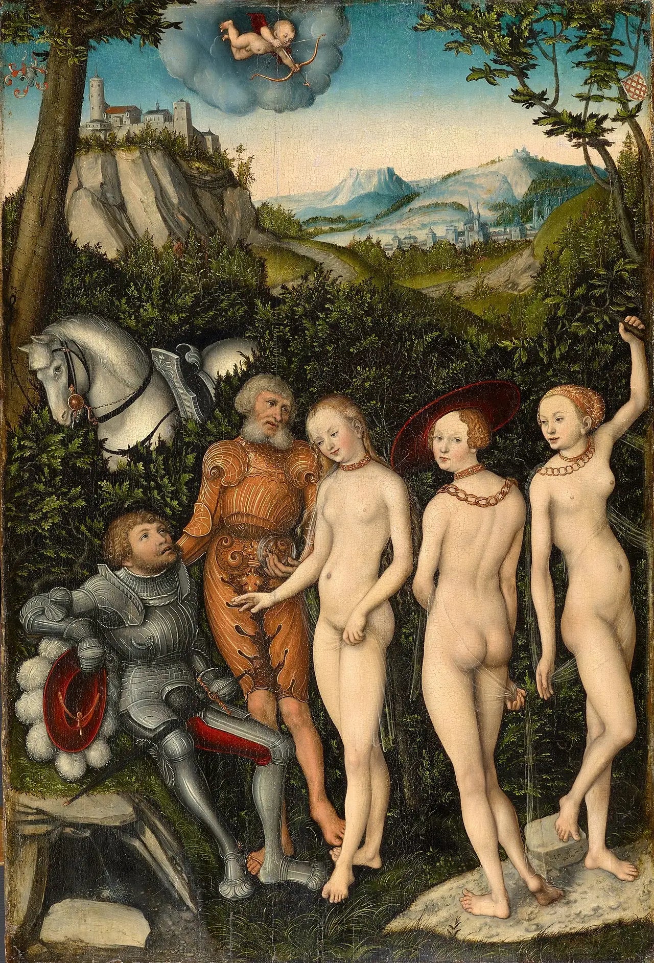 Le Jugement de Pâris - Lucas Cranach the Elder - Alpha Reproduction