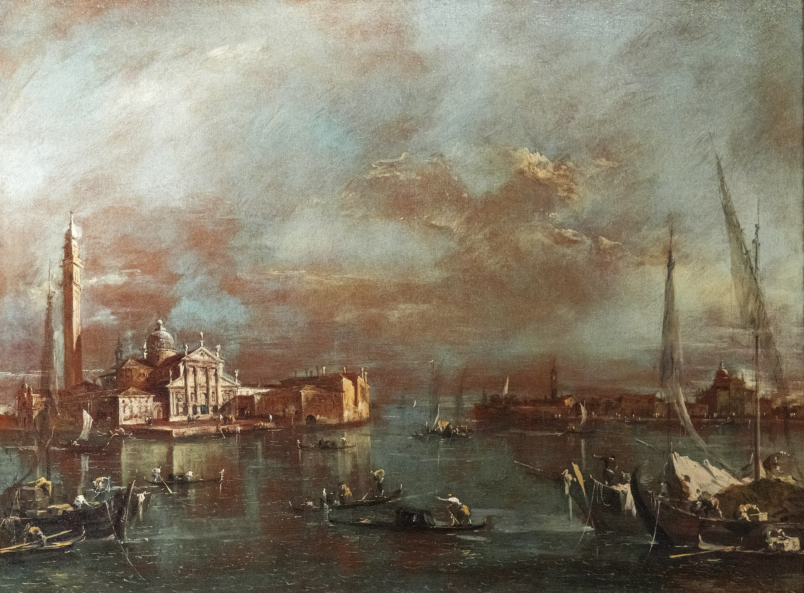 Le bassin de Saint-Marc avec l'île de San Giorgio et la Giudecca - Francesco Guardi