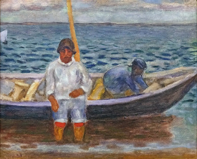 Reproduction du tableau « Les Pêcheurs - Pierre Bonnard » par Alpha Reproduction en peinture à l’huile