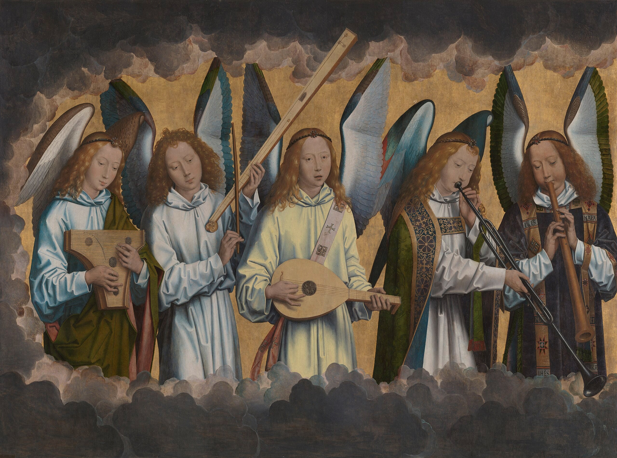 Les anges musiciens - Hans Memling