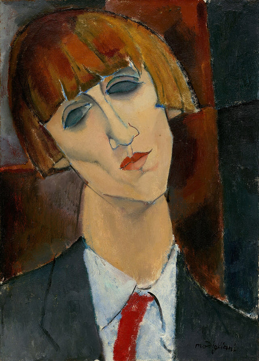 Reproduction du tableau « Madame Kisling - Amedeo Modigliani » par Alpha Reproduction en peinture à l’huile