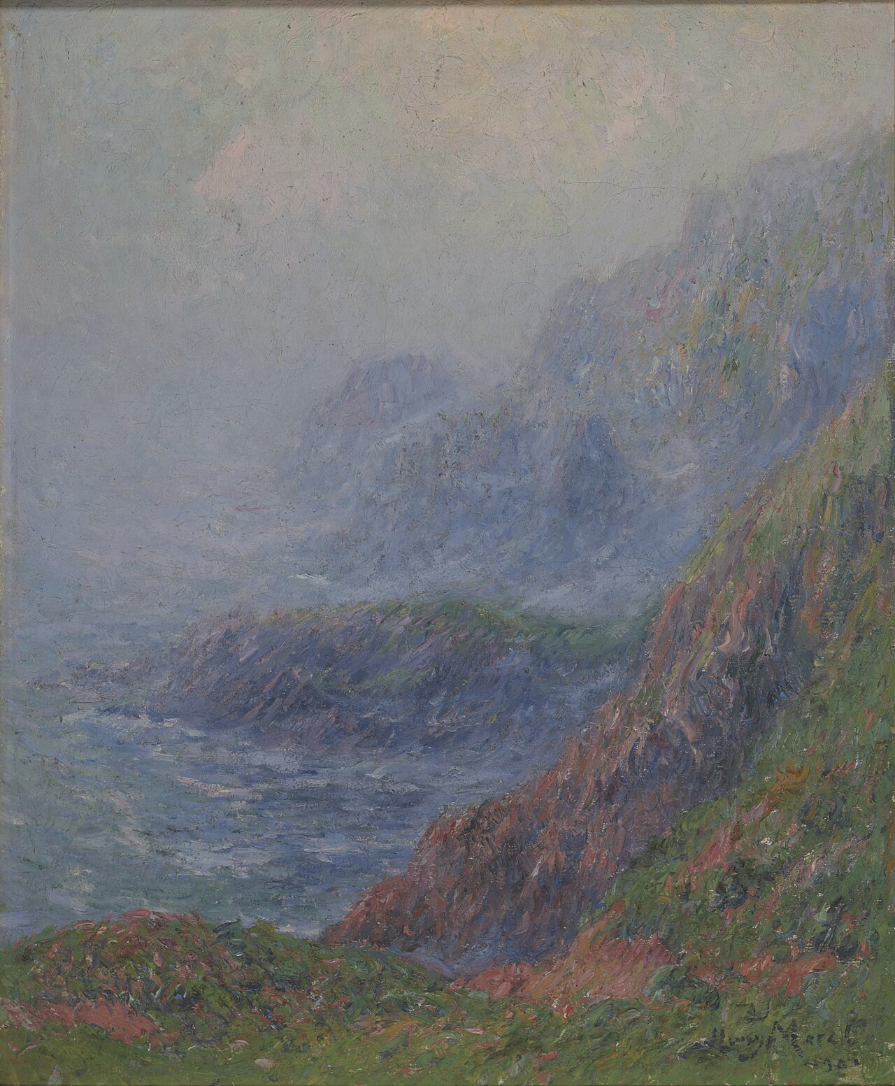 Matinée brumeuse à Ouessant - Henry Moret - Alpha Reproduction