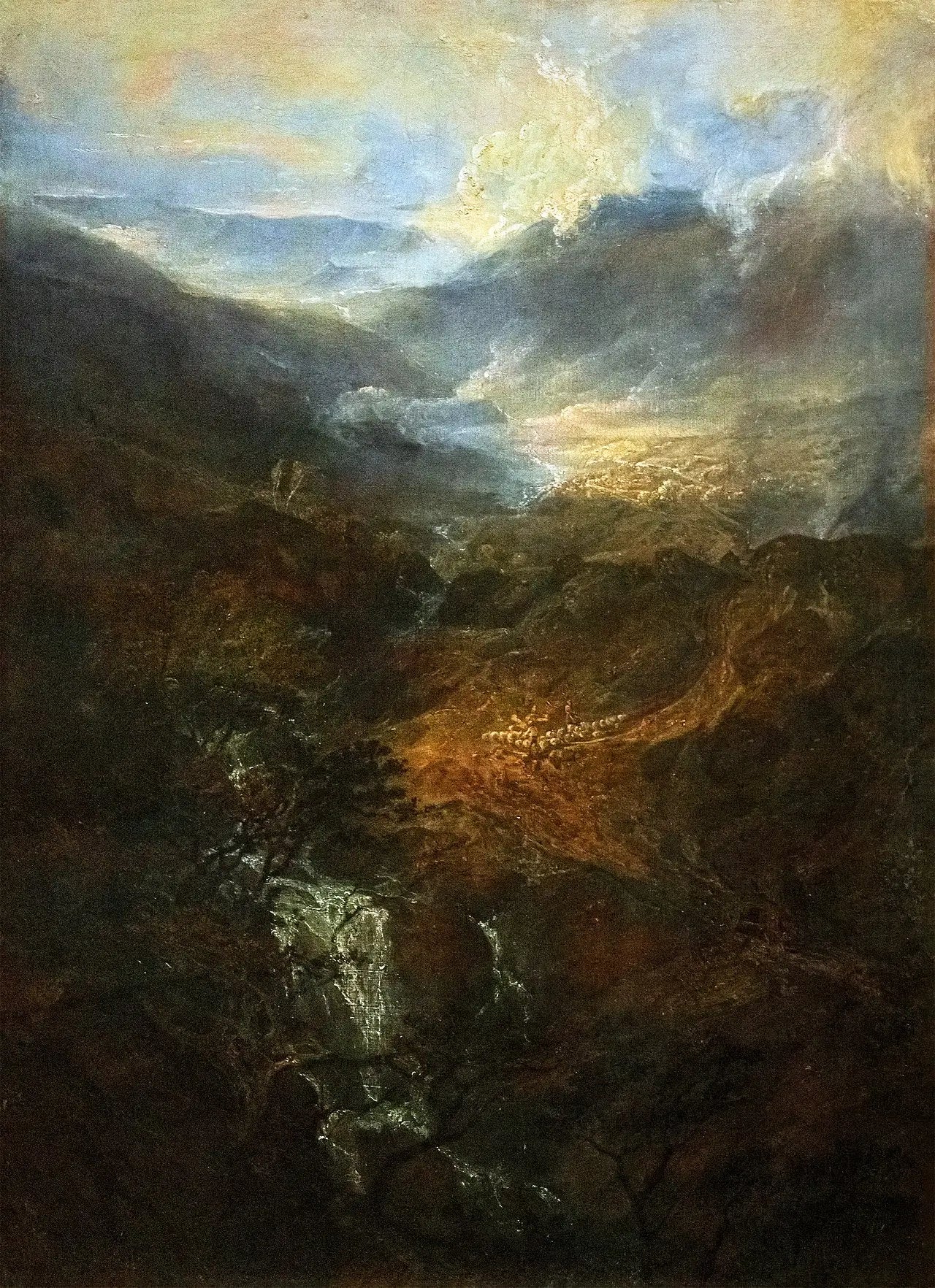 Morning amongst the Coniston Fells Cumberland - J. M. W. Turner - Alpha Reproduction