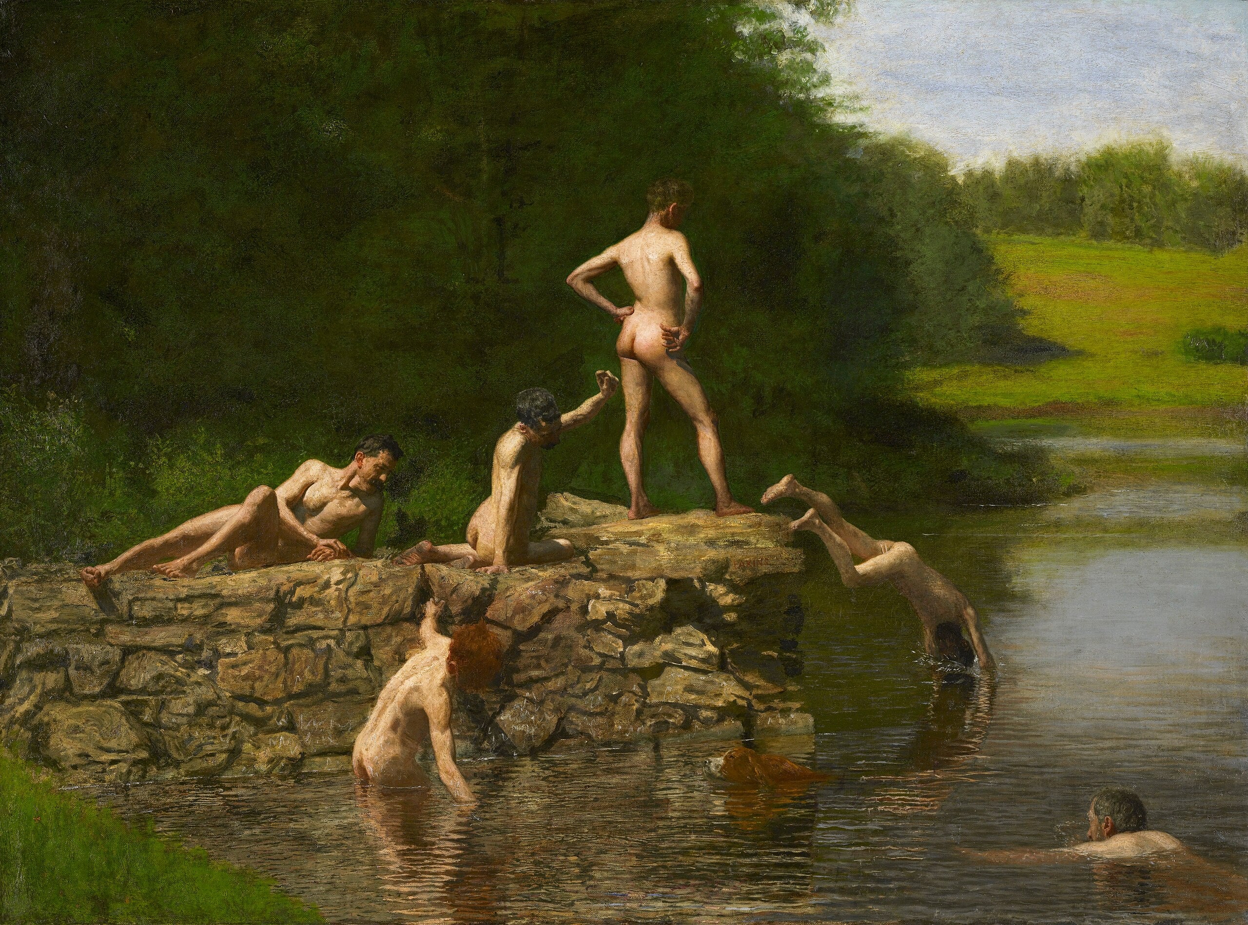 Natation - Thomas Eakins