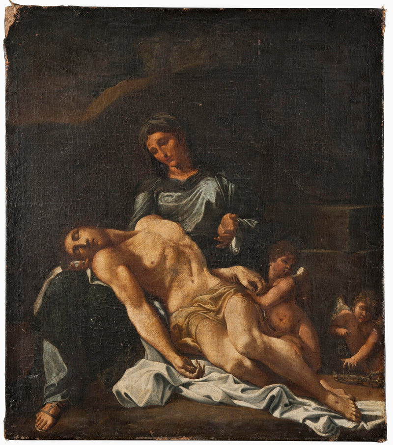 NM 7172까지 재조정됨. Pietà - Annibale Carracci