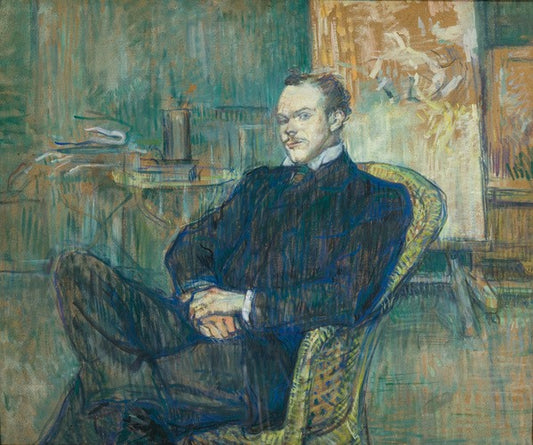 Reproduction du tableau « Paul Leclercq - Henri de Toulouse-Lautrec » par Alpha Reproduction en peinture à l’huile