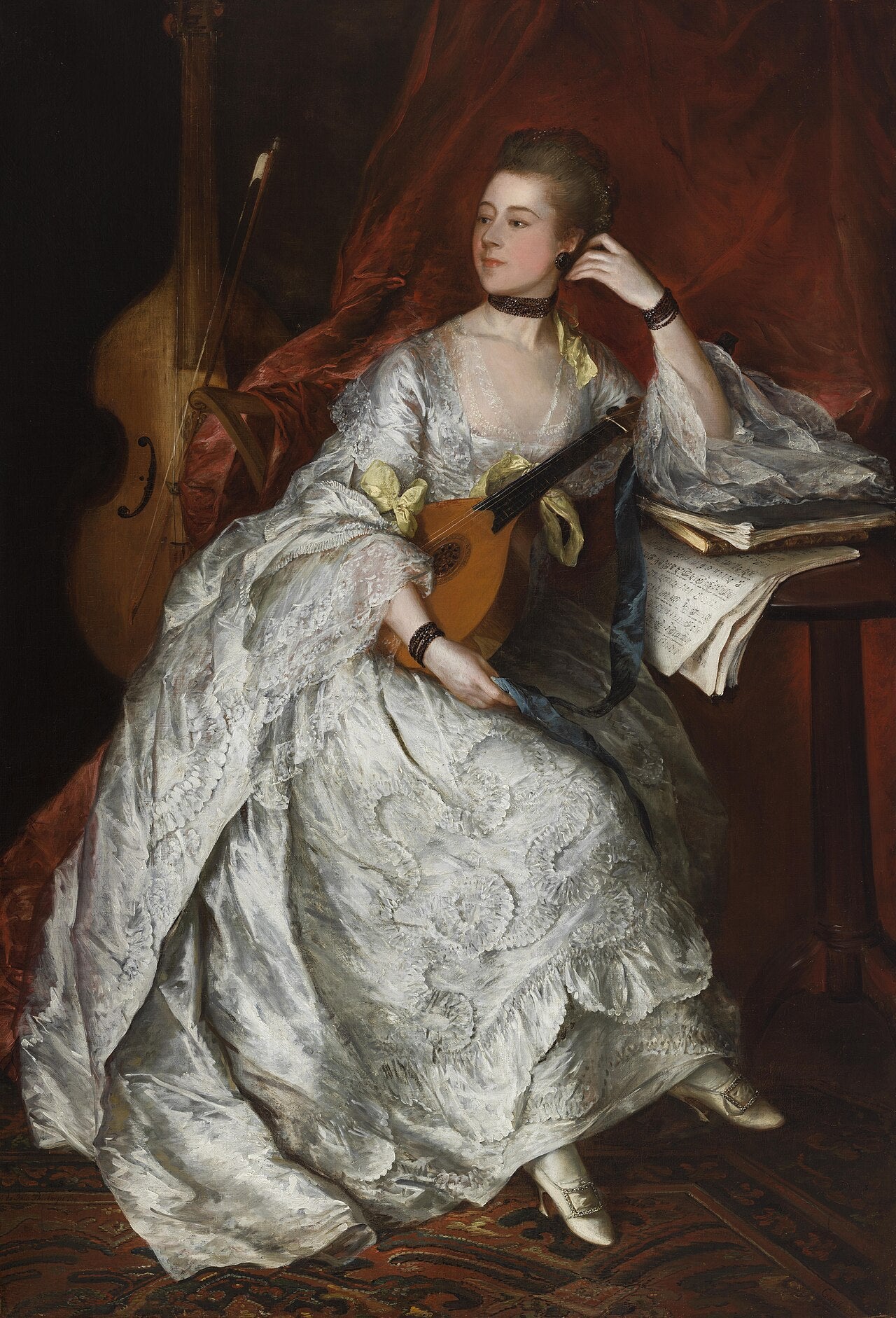 Portrait d'Ann Ford (plus tard Mme Philip Thicknesse) - Thomas Gainsborough