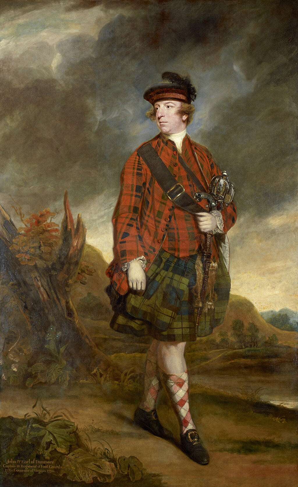 Portrait de John Murray, 4e comte de Dunmore - Joshua Reynolds