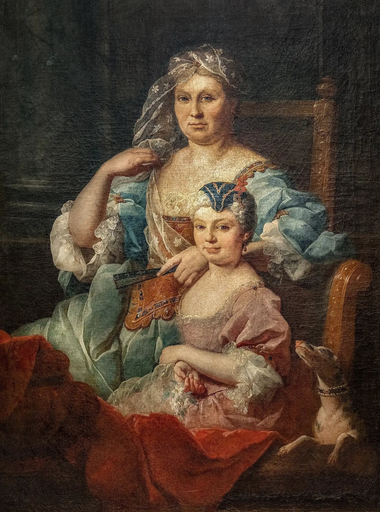 Portrait de Madame Poulhariez et de sa fille Anne - Pierre Subleyras - Alpha Reproduction