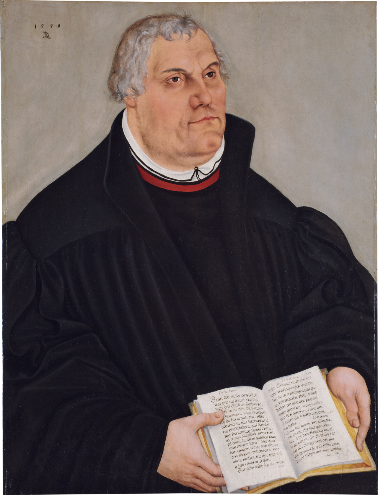 Portrait de Martin Luther - Lucas Cranach the Elder