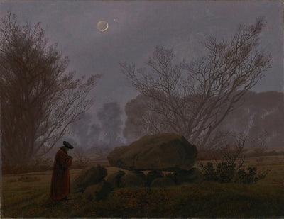 Promenade au crépuscule - Caspar David Friedrich - Alpha Reproduction