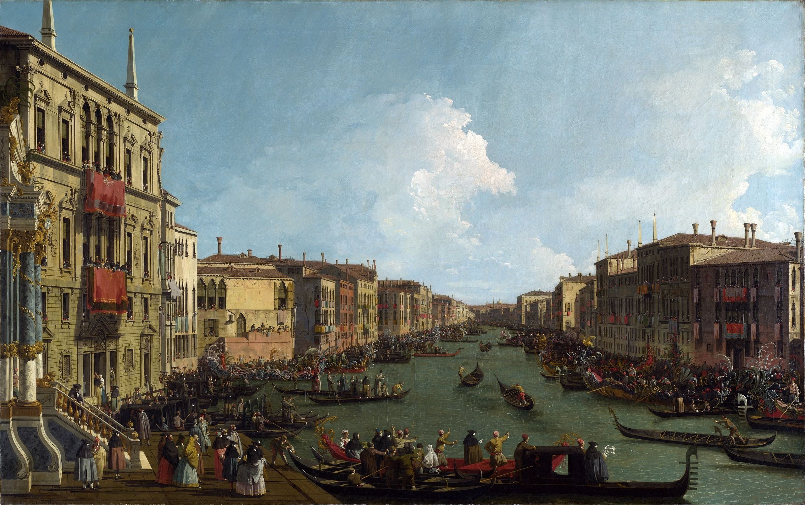 Régate sur le Grand Canal - Canaletto