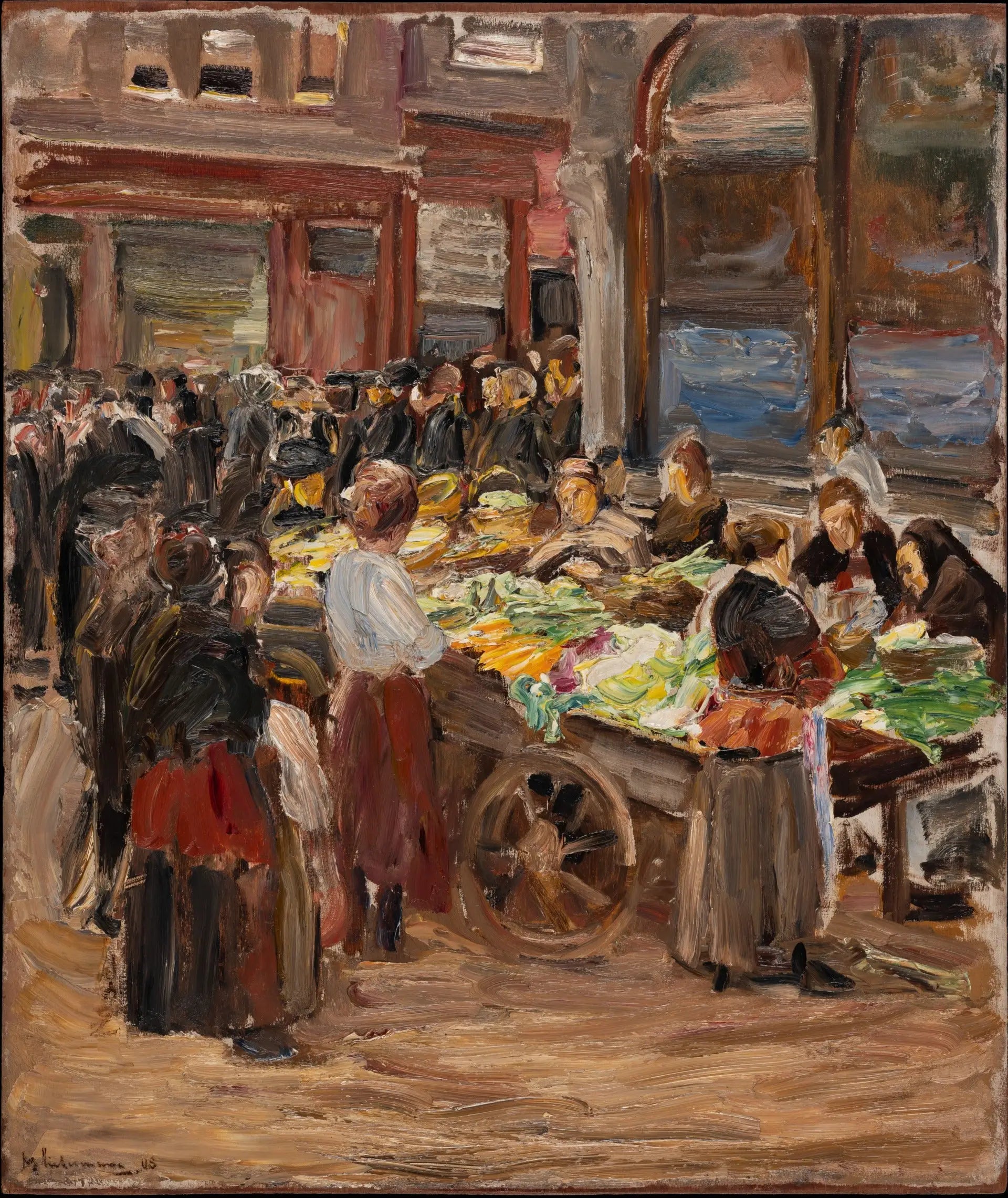 Rue juive d’Amsterdam - Max Liebermann - Alpha Reproduction