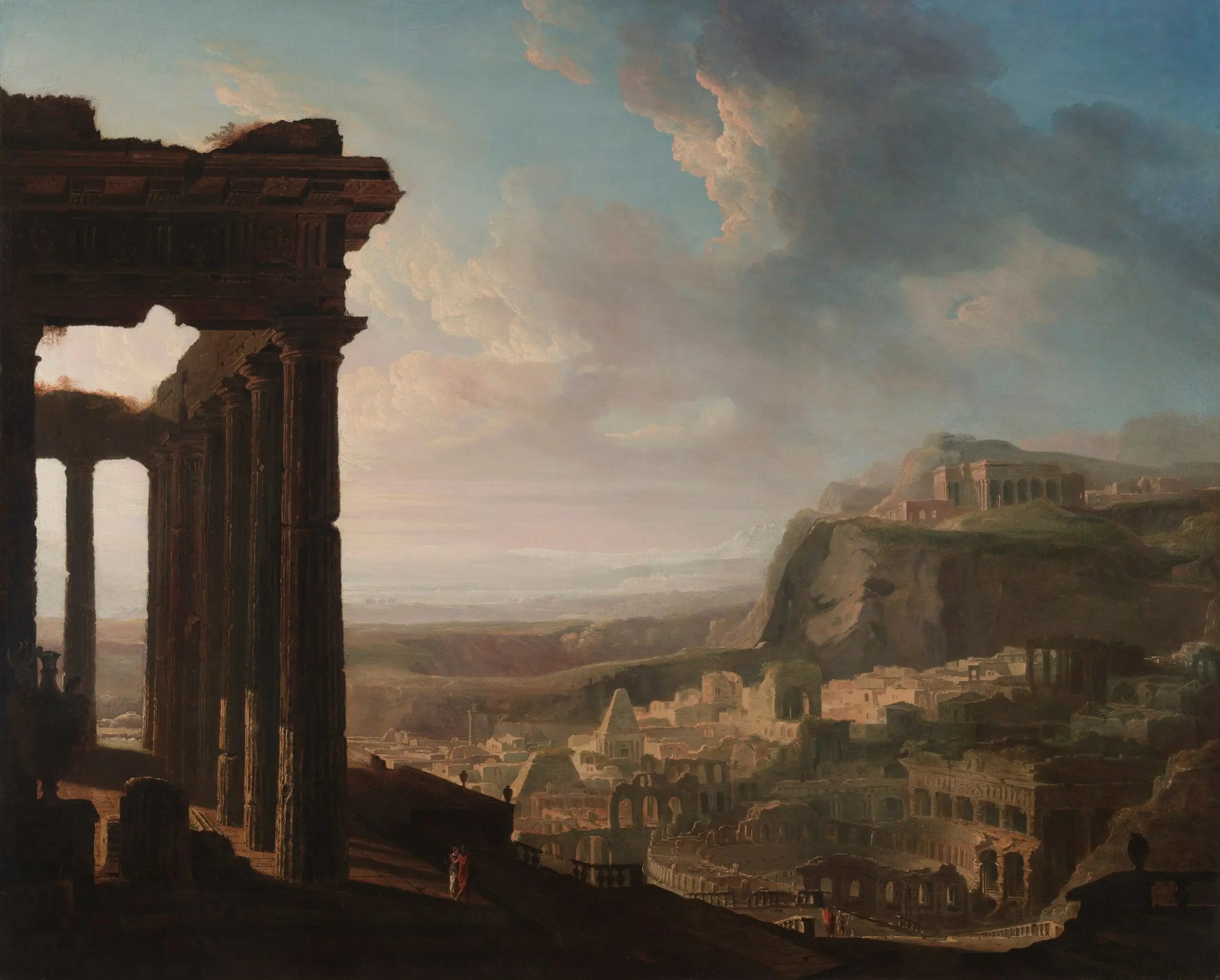 Ruines d’une ville antique - John Martin - Alpha Reproduction