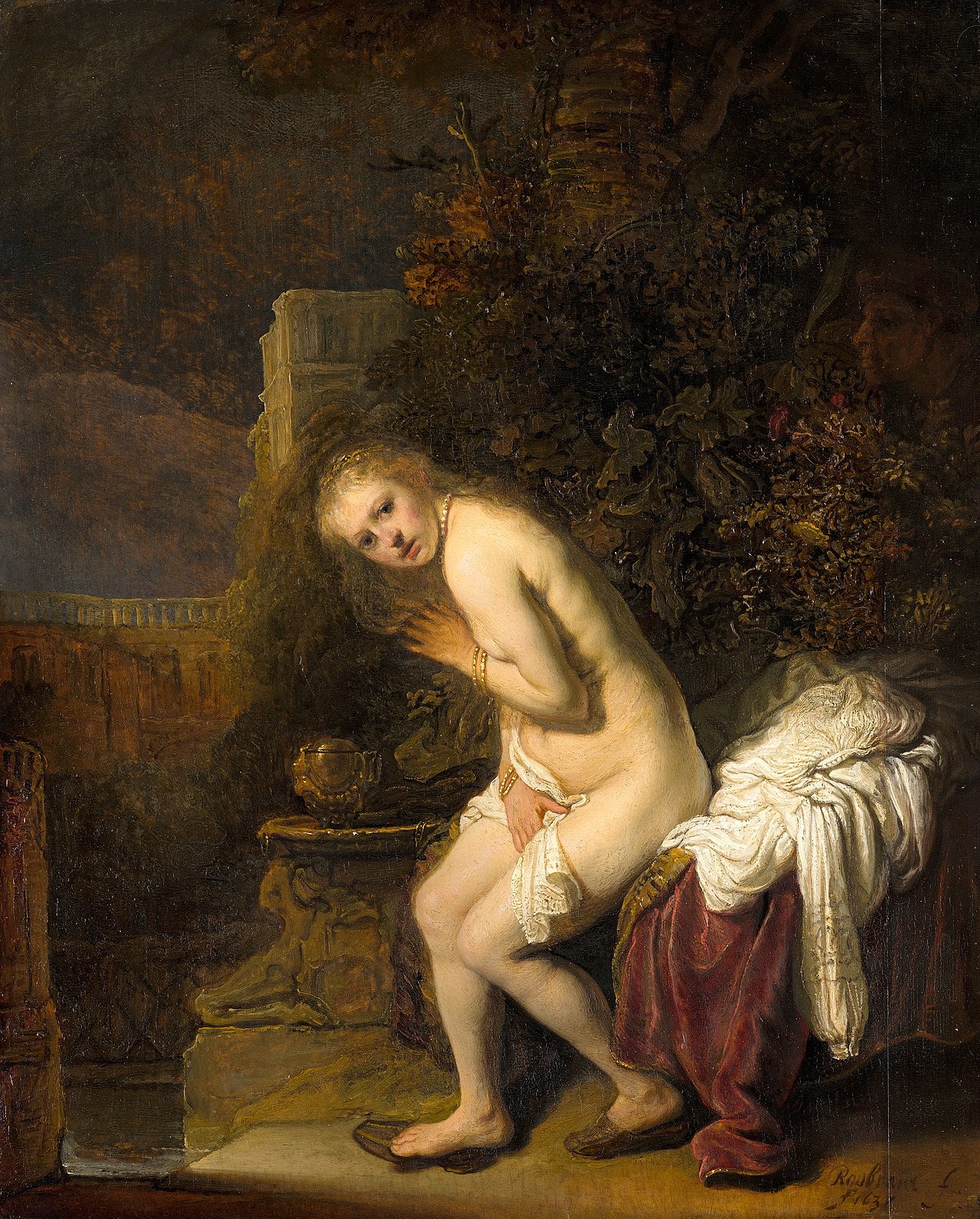 Reproduction du tableau « Suzanne - Rembrandt » par Alpha Reproduction en peinture à l’huile