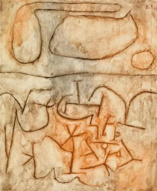 Terrain historique (Historischer Boden) - Paul Klee - Alpha Reproduction