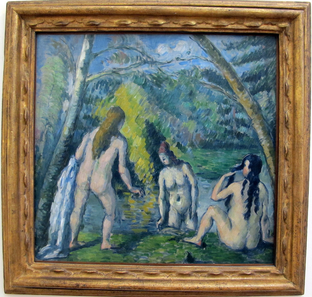 세 명의 목욕하는 여성 - Paul Cézanne