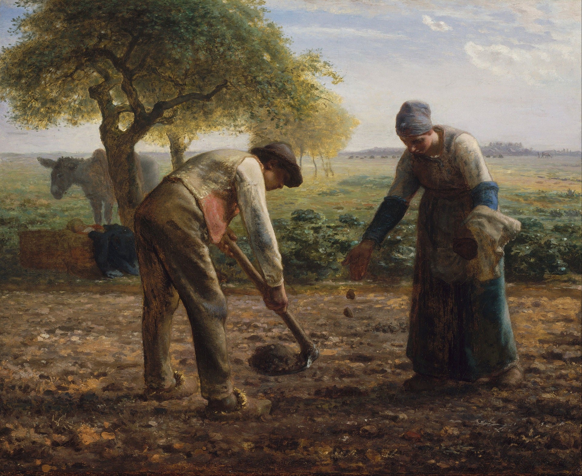 les planteurs de pommes de terre - Jean-François Millet