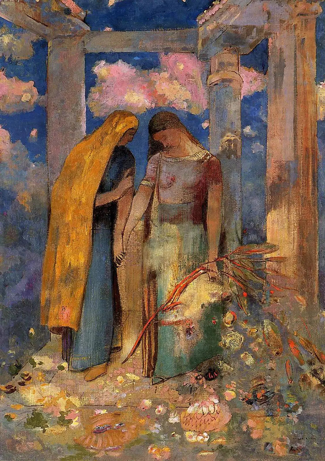 Conversation mystique - Odilon Redon - Alpha Reproduction