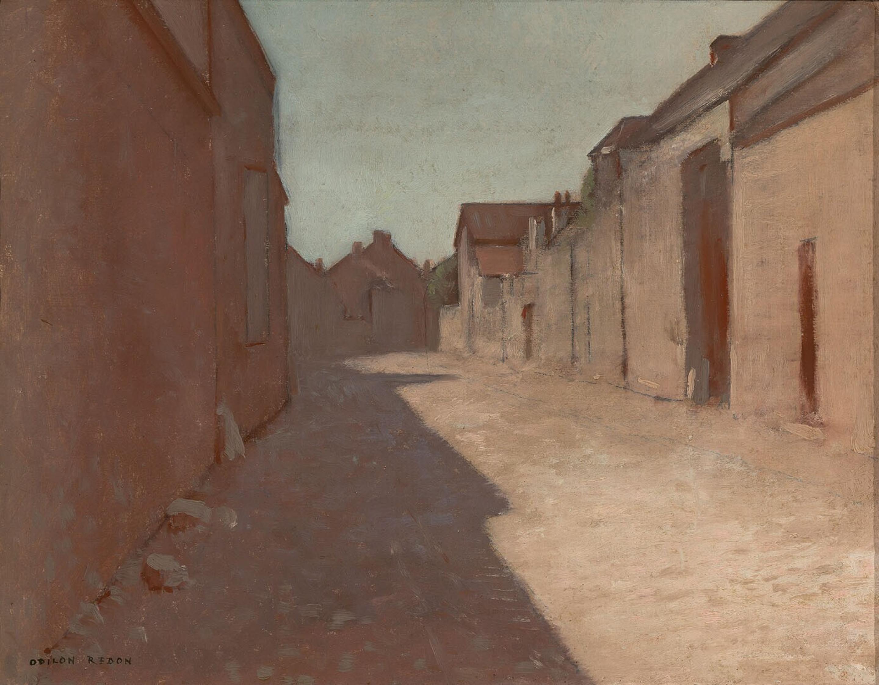 Rue de village - Odilon Redon