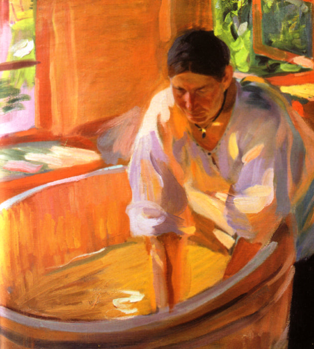 La Lavandière, Oleksandr Mourachko, 1914