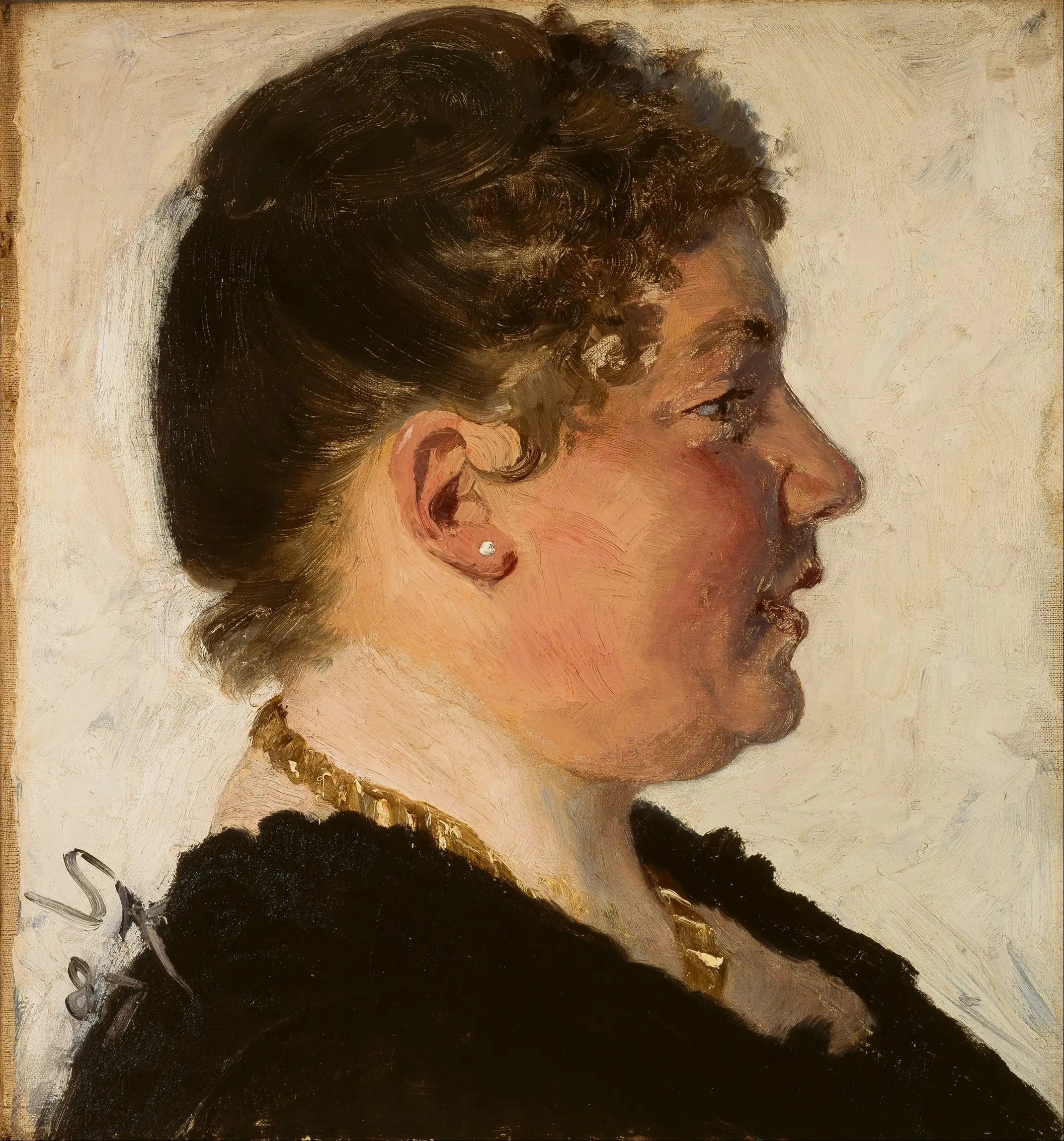 Portrait de Béatrice Diderichsen. - Peder Severin Krøyer - Alpha Reproduction