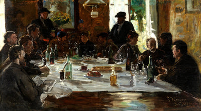 Déjeuner d’artistes. Cernay-la-Ville - Peder Severin Krøyer - Alpha Reproduction